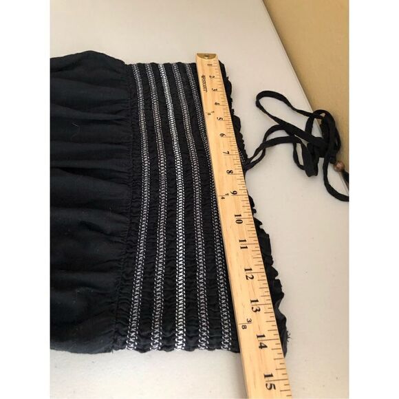 Old Navy Strapless Cotton Black Dress size M - Picture 6 of 11